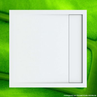 Komplett Set 80x80 cm, Duschwanne + Wannenträger + Siphon - Hercules